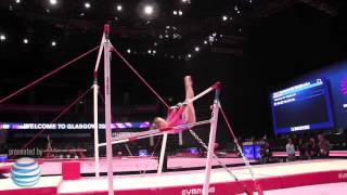 Brenna Dowell - Uneven Bars - 2015 World Championships - Podium Training