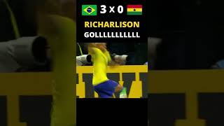 RICHARLISON FAZ O SEGUNDO GOL DO BRASIL BRASIL 3X0 GANA #Shorts