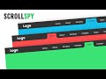 Active Link on Page Scroll using Javascript | ScrollSpy | CSS Inverted Border-radius