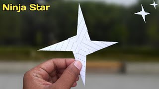 How To Make A Paper Ninja Star Origami | Shuriken - Naruto | Paper Ka Ninja Star Kaise Banaen