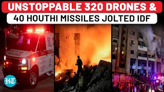 IDF Confirms For The First Time: 40 Houthi Missiles, 320 Drones Fired at Israel In Massive Assault