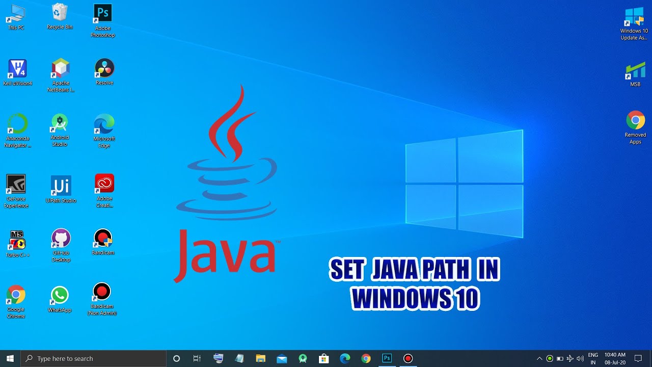 How To Set Java Path In Windows 10 ? | Clear Step By Step Instructions ...