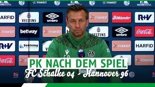 PK nach dem Spiel | FC Schalke 04 - Hannover 96