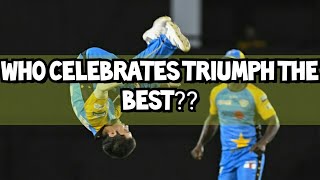 Top 10 hilarious celebrations in cricket!! Weird celebrations