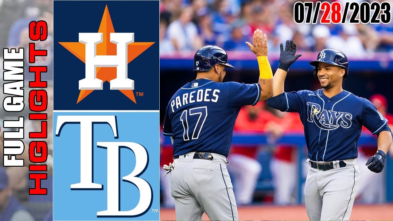 Houston Astros Vs Tampa Bay Rays FULL GAME HIGHLIGHTS | MLB To Day July ...