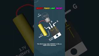 MOSFET Touch Lamp Circuit #diyelectronics #3delectronics #mosfet