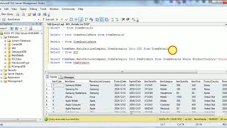 How to use SELECT INTO in SQL Server | SQL Server Tutorials | SQL tutorial for beginners