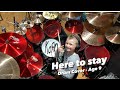 Here To Stay - Korn - Drum Cover 🥁 Age 9!