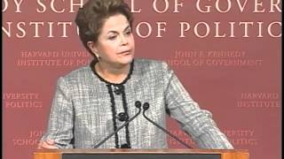 A Public Address by President of Brazil Dilma Rousseff || Institute of Politics