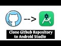 How to clone a repository from GitHub to android studio. Clone an #android project to #androidstudio