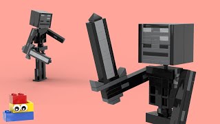 It's a BIG Wither Skeleton made out of LEGO! (Minecraft Big Fig Tutorial)