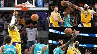Lakers DEFENSE vs Hornets | Hustle & Transition Plays Lakeshow Highlights