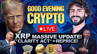 🚨 BREAKING: WHITE HOUSE *BOMBSHELL* BANKS NEED CLARITY ACT! 🚨 XRP REPRICE & JAPAN CARRY TRADE!