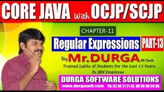 Core Java With OCJP/SCJP-Regular Expressions-Part 13