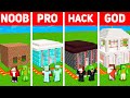 How to Steal Diamonds NOOB vs PRO vs HACKER vs GOD Security House in Minecraft - Maizen JJ and Mikey