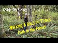 Walking Our Puppy on a Beautiful Rail to Trail Path Through the Forest #naturewalk #foresttrail