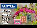 Most Expensive Stamps Of Austria | 30 Rare Austrian Stamps Value