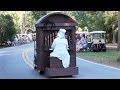 Disney's Fort Wilderness Halloween Golf Cart Parade 2016 w/ Chip & Dale, Ghostbusters, Mansion