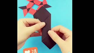 How To Make a Paper Ninja Star (Shuriken) - Origami