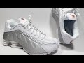 2024 nike shox r4 white metallic silver review u0026 on feet