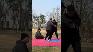 傳統武術摔人技法，太極拳实战訓練