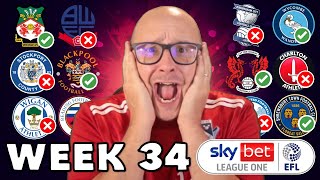 2024/25 League 1 - Matchday #34 Predictions