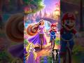 Princess Good Story Riding Bicycle With Mario 🚴🏻🚴🏻🚴🏻 #shorts #princess #disneyprincess