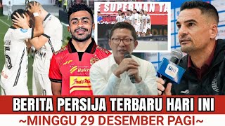 ALHAMDULILLAH PERSIJA BANJIR KEUNTUNGAN🔴 BERITA PERSIJA JAKARTA HARI INI MINGGU 29 DESEMBER