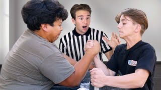 Prodigy Kid Destroys Everyone at Armwrestling!