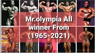 Mr.Olympia....All the winner name and year of winning..