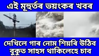 এই মূহুৰ্তৰ ভয়ংকৰ খবৰ/দেখিলে গাৰ নোম শিয়ৰি উঠিব আপোনাৰ/Assamese flood news/June 19, 2023