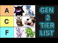 Pokemon Gold/Silver/Crystal TIER LIST - Which Pokemon are the Best to Use In-Game?