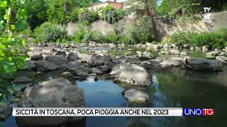 Siccità in Toscana, poca pioggia anche nel 2023