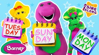 Days of the Week Song for Kids | Sing along with Barney and Friends