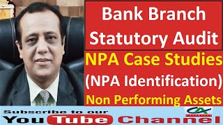 NPA Case Studies - Bank Branch Audit | Non Performing Assets Case Studies | NPA Identification