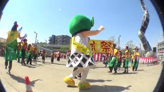 2018.4.22　有松藍流祭り　みどりっち