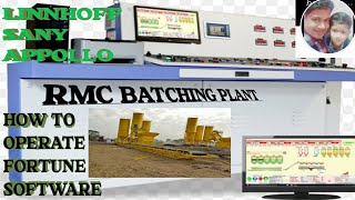 RMC BATCHING PLANT @FORTUNE SOFTWARE OPERATION 🖥️⌨️🖱️