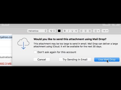How to Use Mail Drop attachment in Mail App – Mac – Free How to Use Mail Drop attachment in Mail App – Mac – Free