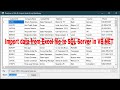VB.NET Tutorial - Read excel file, import data from Excel to SQL Server | FoxLearn