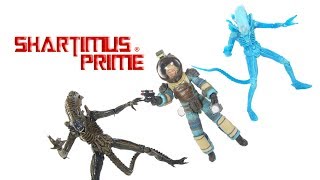 Aliens Series 11 NECA Toys Lambert Alien Defiance and Kenner Retro Action Figure Toy Review