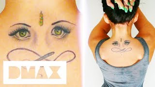 Ami James Captures Woman's Painful Past With Captivating Eye Tattoo | Miami Ink