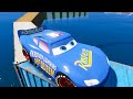 Cars 3 Fabulous McQueen Stunt Jump UnderWater Ramps Jackson Storm Cruz Ramirez 3D Models Tow Mater