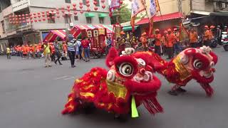 高雄新興區大港埔鼓壽宮徒步往台南祀典大天后宮赴郡祝壽會香回駕