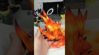 🔥🔥 Tutorial pronto 🔥🔥 #naruto Bust Six paths - #tutorial como pintar efecto fuego fácil