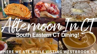 Restaurants in the South Eastern shoreline coast of CT! 13 places we dined! Where we ate episode!
