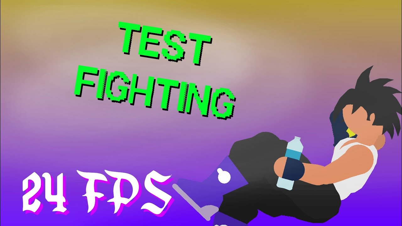 Test Fight Pratice 24 Fps Stick Nodes Youtube