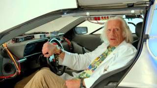 Doc Brown sends a message from the future