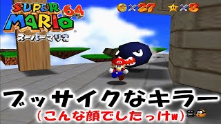 【マリオ64】絶妙に昔のキラーがブサイクでクソワロタな件　～バッタンキングのとりで～