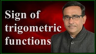 Class 11 Maths Sign of  Trigonometric Functions,rb classes