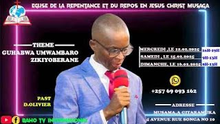 AMASENGESHO YO KUKARAGO SAMEDI  LE 15/2/2025 REPENTANCE MUSAGA